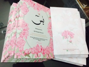 tempahan yassin murah